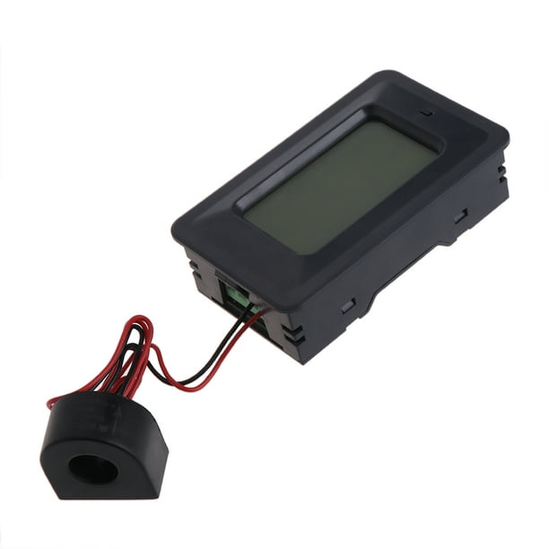 LCD Digital 20/100A AC Panel Power Watt Meter Monitor KWh Voltmeter Ammeter 